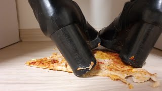 Careless Pizza Under Table As Footrest Crush Preview