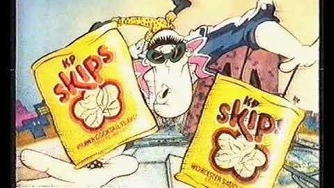 Clumsy Colin KP Skips Crisps Retro British Advert 1980s
