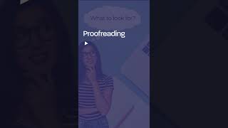 Proofreading Tutorial - Top Tips