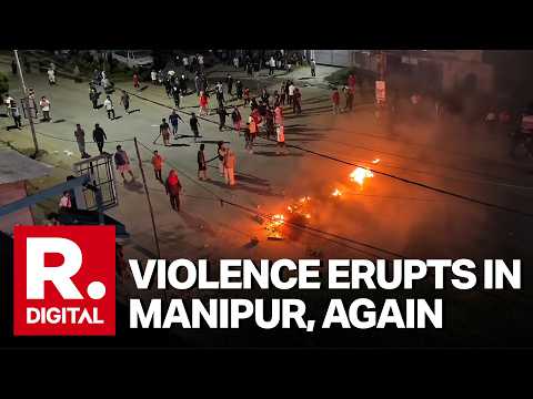 Vehicles Burnt & Attacked: Violent Protests Rock Manipur's Kangpokpi Over Detention Of Six Villagers