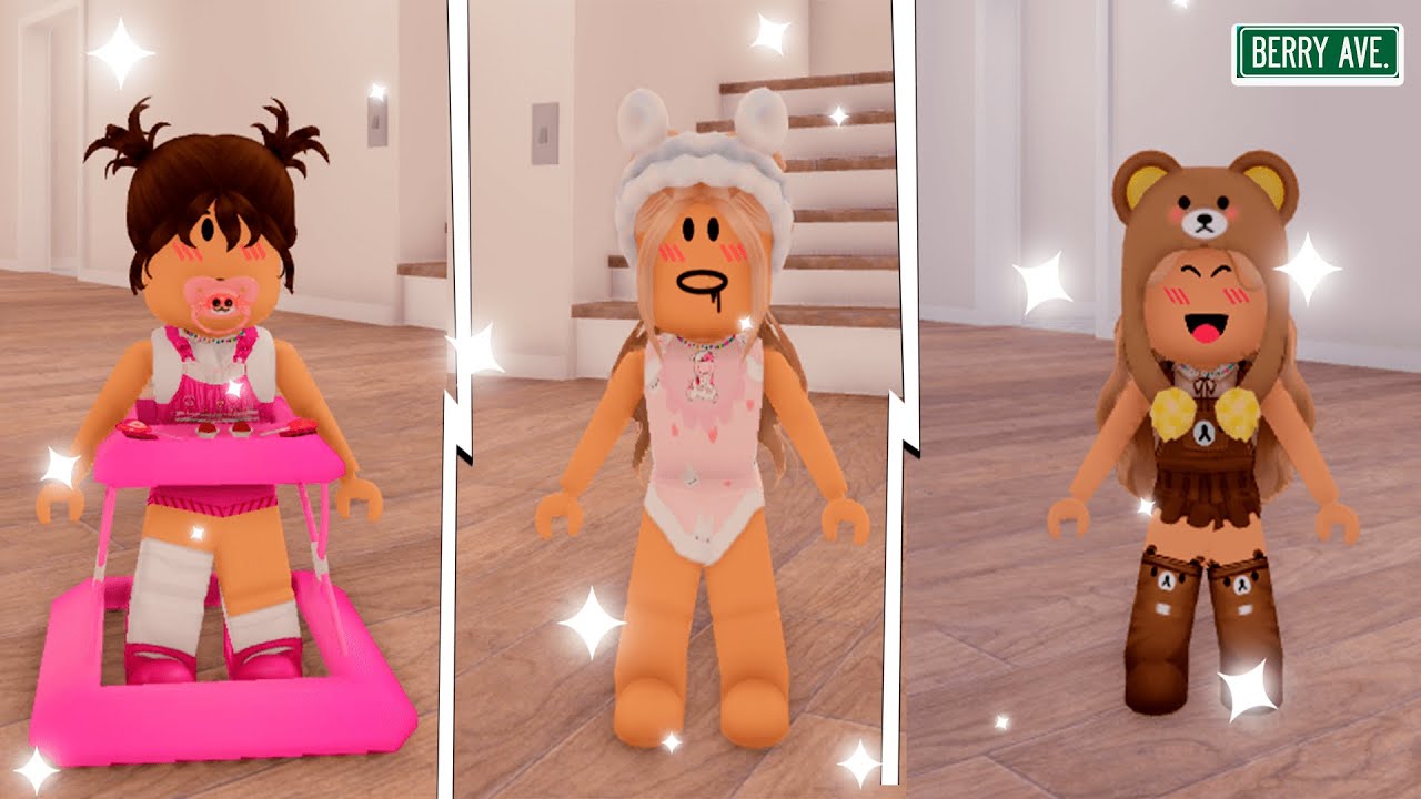 COMO VIRAR BEBÊ E COLOCAR ROUPAS DE BEBÊ NO BERRY AVENUE (ROBLOX) 