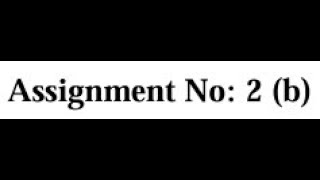 Assignment (2b) | Chapter 6 | OOP 2 | MTI University