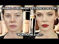 CHANEL SUBLIMAGE L'ESSENCE DE TEINT FOUNDATION REVIEW (natural light shots, and two day wear test)