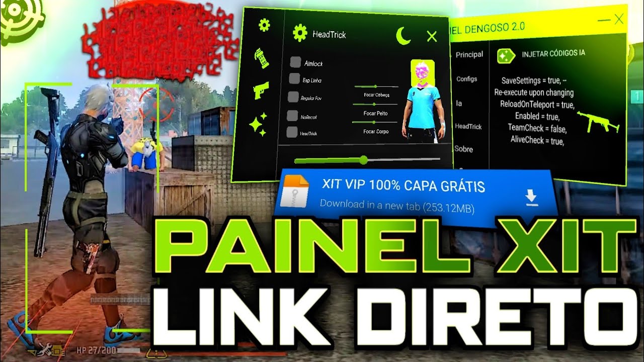 PAINEL🚀🔥XIT REGEDIT MOBILE GRÁTIS PARA FF 2026 + FFH4X PARA ANDROID E IPHONE XIT PARA MOBILE FF