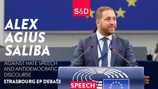 Against hate speech and antidemocratic discourse-Alex Agius Saliba