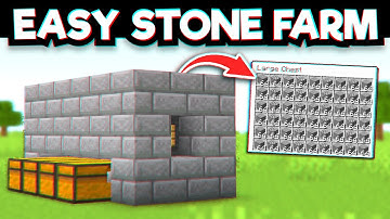 Minecraft AFK Stone Generator - 9,800 per Hour!