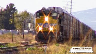 Union Pacific 8849 - Sd70Ah Awesome Horn Show
