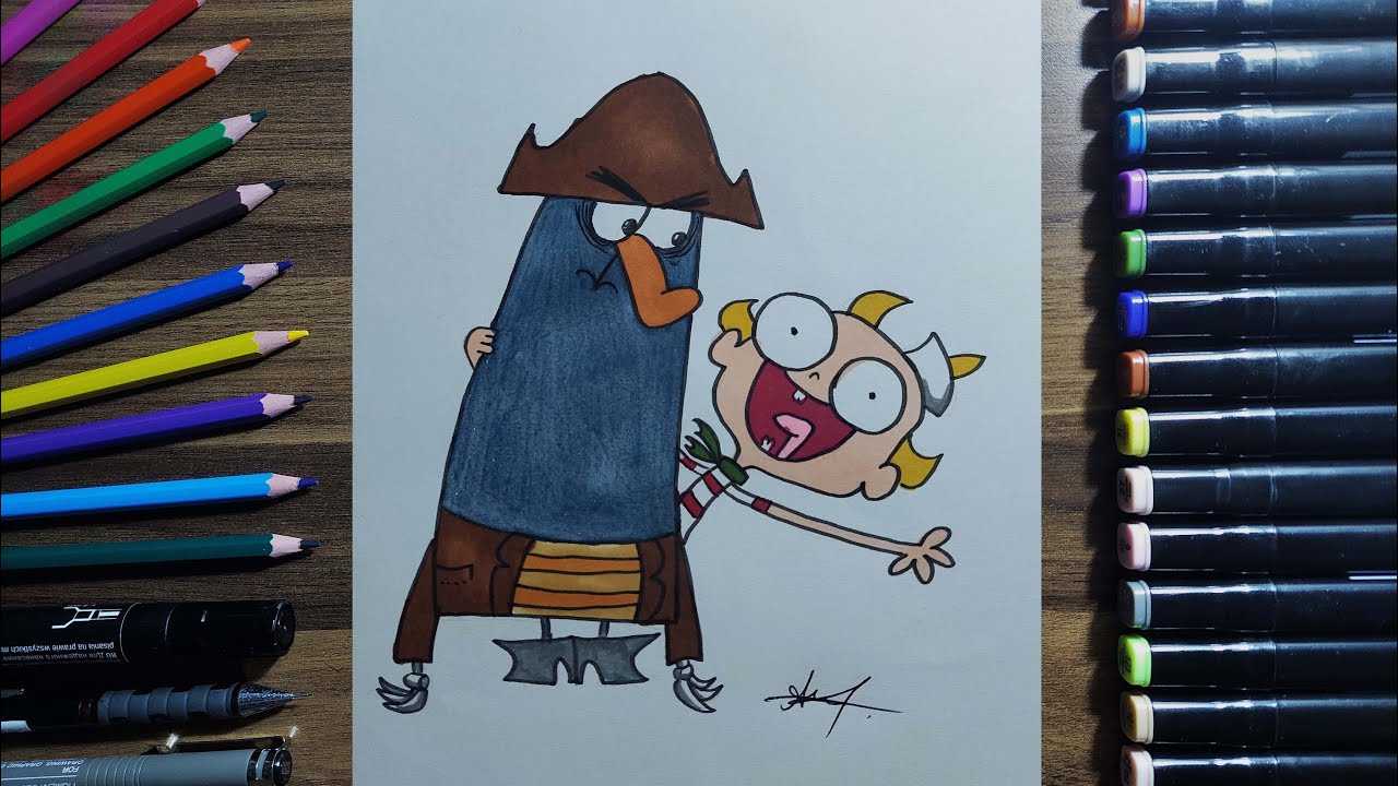 FLAPJACK AND CAPTAİN K'NUCKLES DRAWİNG/HOW TO DRAW FLAPJACK? (FLAPJACK ...