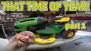 John Deere LA115 Riding Mower | Annual Service!
