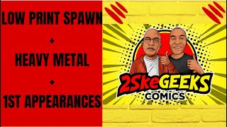 Low Print Spawn, Heavy Metal Magazine, 1st appearances