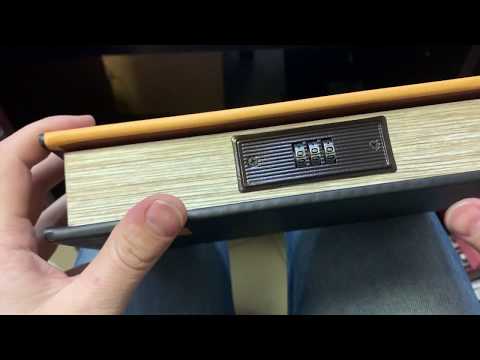 Как поменять или заменить кодовый замок на книге сейфе.