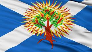 Church Of Scotland Religious Flag Animation 4K Flags Of The World