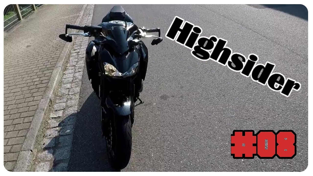 #08 - Lenkerendenspiegel - Highsider😍😍😍 Z900 -  Motovlog by IntoxZ