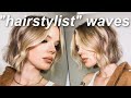 HOW TO DO WAVES LIKE A HAIRSTYLIST *instagram hair* - waves for short hair using a flat iron