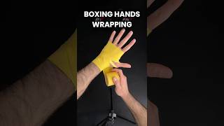 Boxing hands wrapping ✔️#boxer #boxing #boxingcoach #boxingtraining #boxingwraps