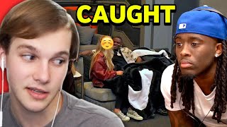 Kai Cenat Catches CHEATING Girlfriend LIVE | Quinn Reacts