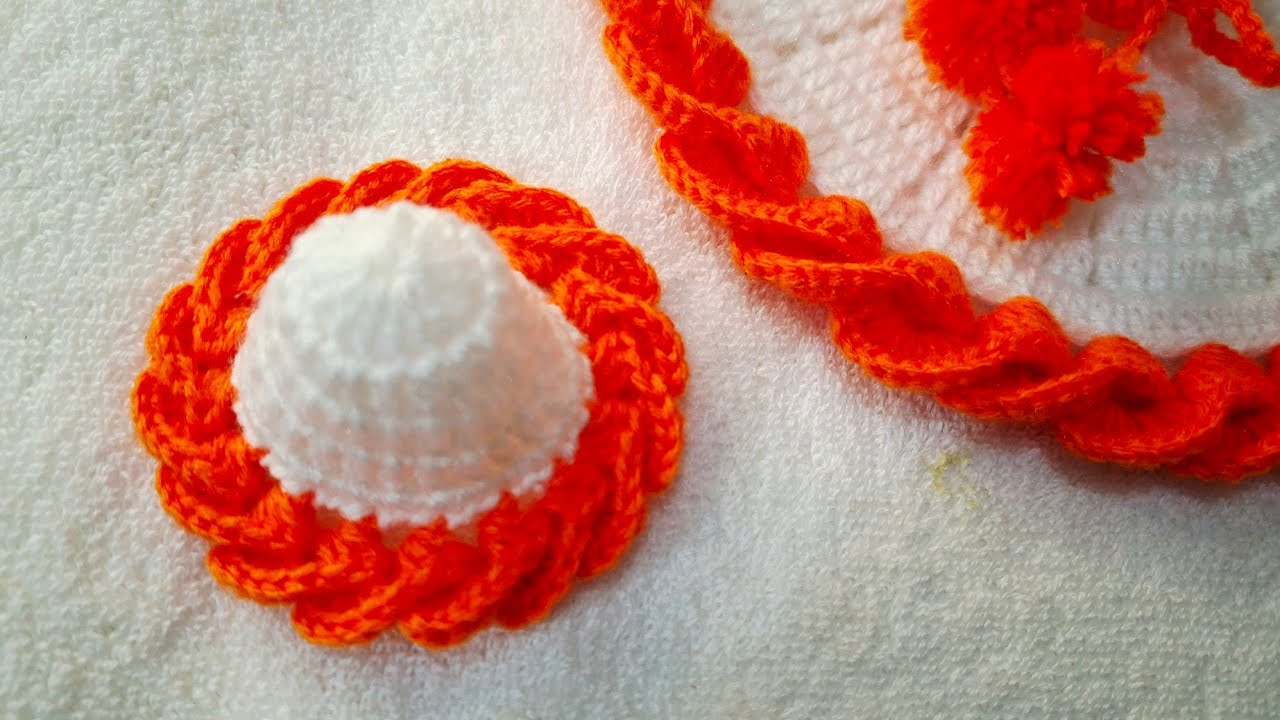 How To Make Crochet New Design Woolen hat for laddugopal/Kanhaji Woolen Cap/Thakurji woolen hat 