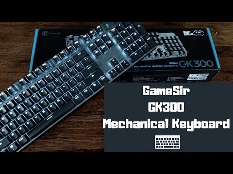 GAMESIR GK300 Wireless Mechanical Gaming Keyboard | Unbox with VIN