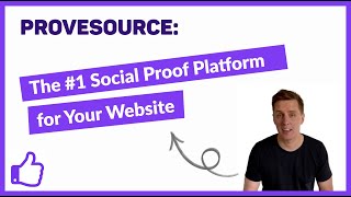 Use ProveSource to Boost Social Proof on Your Website #socialproof