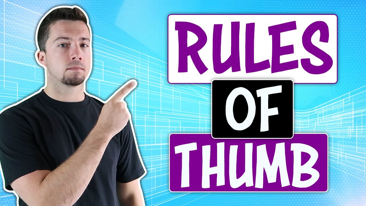 Rules of Thumb Real Estate Investors Should Know to Analyze Properties YouTube