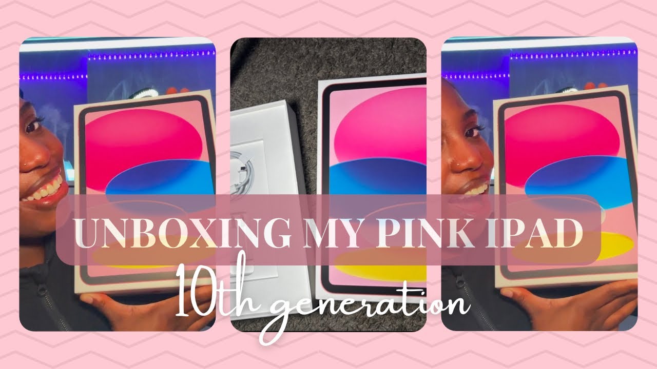 Unboxing My Pink IPad 10th generation +accesories💖💖