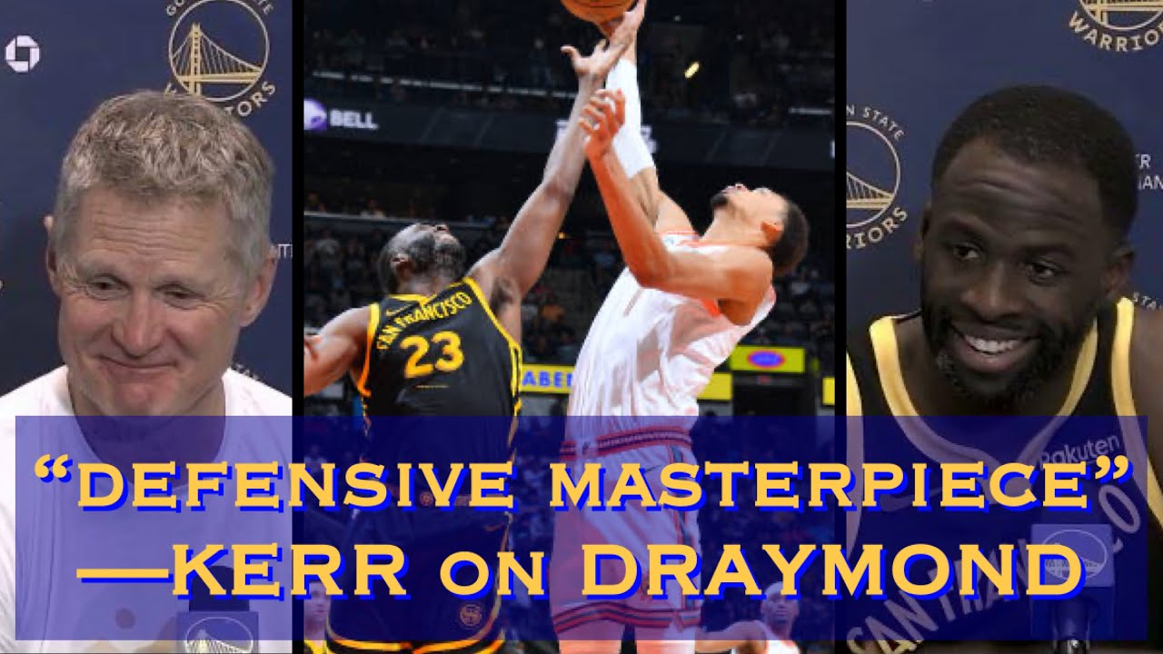 KERR: Draymond “a genius defensively”; Ayesha/family visited Steph Curry; GREEN on Wembanyama, Moody