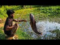 Giant Catfish Attack on Hook! 😳 | Fishing Video 4K