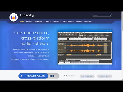 audacity-ის დაყენება