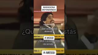 El día que Maradona defendió a Messi en el Mundial 2010 🇦🇷🐐
