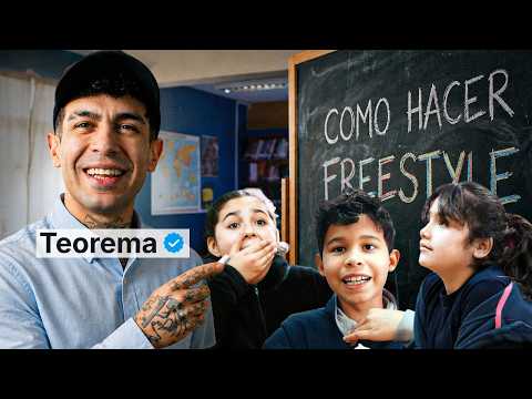 Teorema teaches FREESTYLE at a school