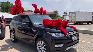 Exclusive Video Nana Aba Anamoah Receives Brand New Range Rover As Birthday Gift