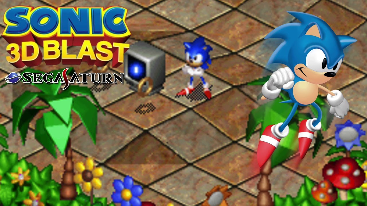 Green Grove Zone (Act 2) (Saturn) - Sonic 3D Blast Slowed Down