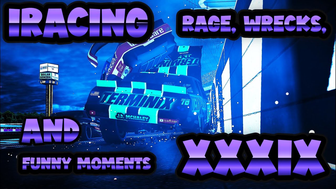 iRacing Rage, Wrecks, and Funny Moments 39 Race Track Zamboni YouTube