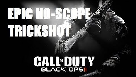 LUCKY Black Ops 2 No Scope Trickshot Ending -Search And Destroy