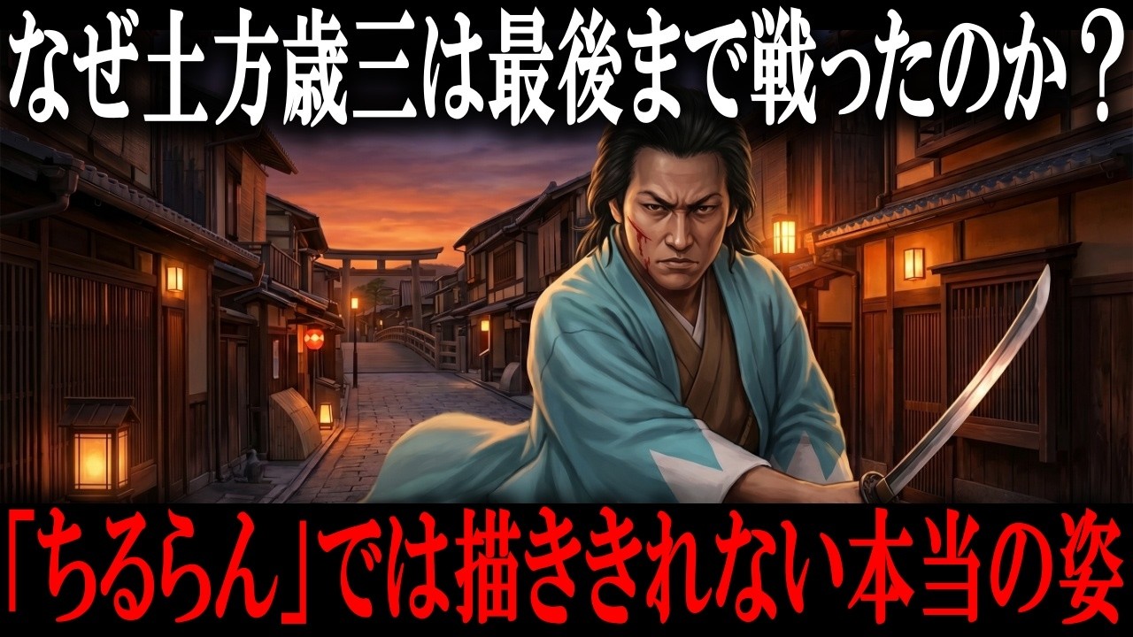【ちるらん 新撰組鎮魂歌】土方歳三の残酷な最期！「武士よりも武士らしく」を信念とした激動の生涯！