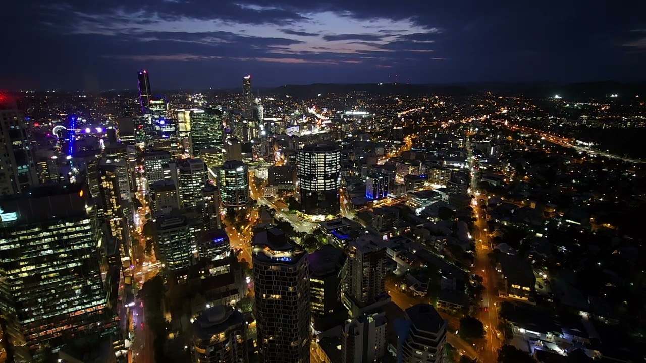 Brisbane CBD at Night (no sound)
