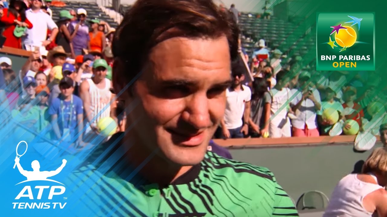 Roger Federer interview after winning 2017 BNP Paribas Open | Indian Wells 2017