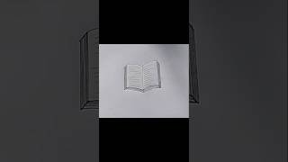 Easy way to draw a book 📖 📒 #art #like #subscribe #drawing #trending #ytshorts #book @ss_art209