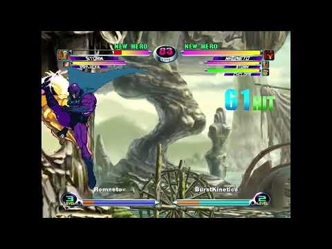 MvC2: Khaos - Magneto GB to Rom HGT to Unmash Hail 120 hit 100%+ Combo .:3.5.24:.