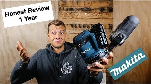 Makita 18v Sander 1 Year HONEST Review ! DBO180