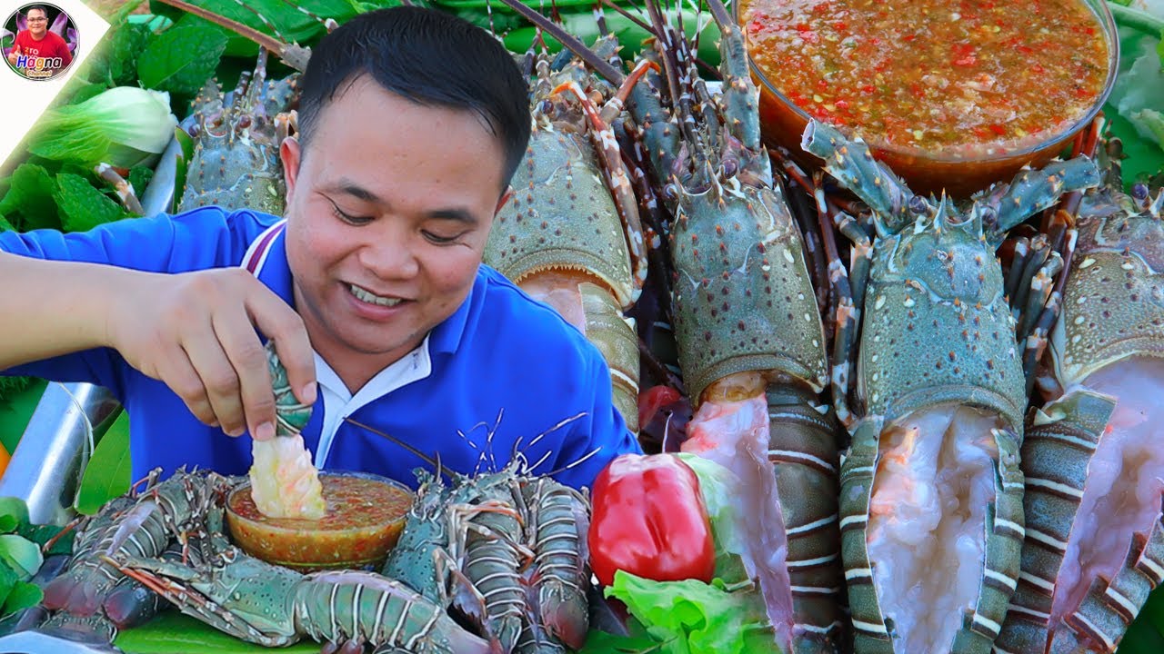 ซาชิมิกุ้งมังกร 10 ตัว ใหม่สดเนื้อแน่นเด้ง น้ำจิ้มรสเด็ด ผักกรอบๆ แซ่บๆ คักอิหลีคือเก่า