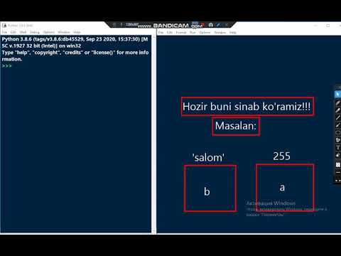 Python dasturlash tili 2-dars