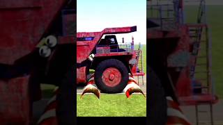 Mods Truck vs Speed Bumps! #shorts #ytshorts #snowrunner #mudrunner #truck #jcb #trending #viral