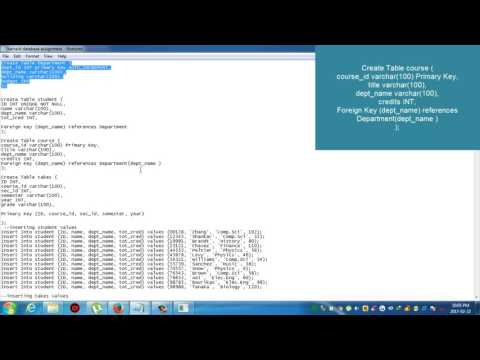 Structured Query Language Tutorial SQL Part 26   FOREIGN KEY Constraint Command Prompt CMD