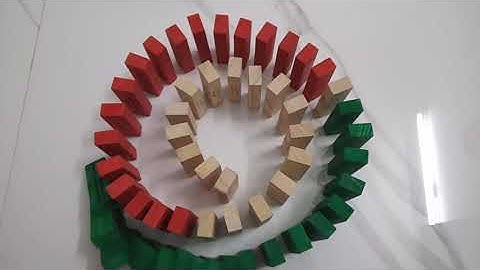 Miniature domino using jenga blocks-2