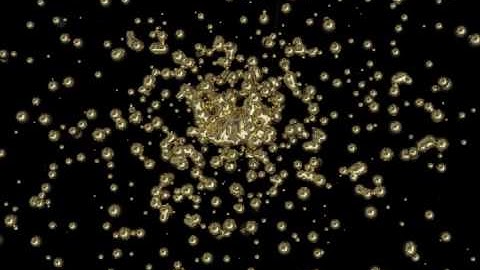 Modo 3D - Blobs Particle Simulation Test