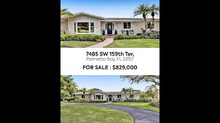 7485 SW 159th Ter, Palmetto Bay, FL 33157