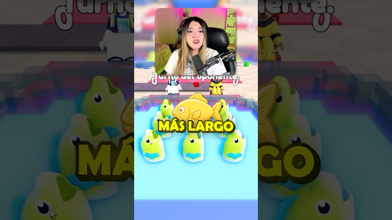 ELIGE EL PEZ MÁS LARGO O ME BANEAN DE ROBLOX #monikflorezzz #monik #shorts