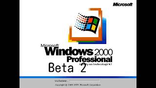 Microsoft Windows 2000 Professional Beta 2 Logo (1999)
