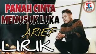 Arief - panah cinta menusuk luka (lirik)